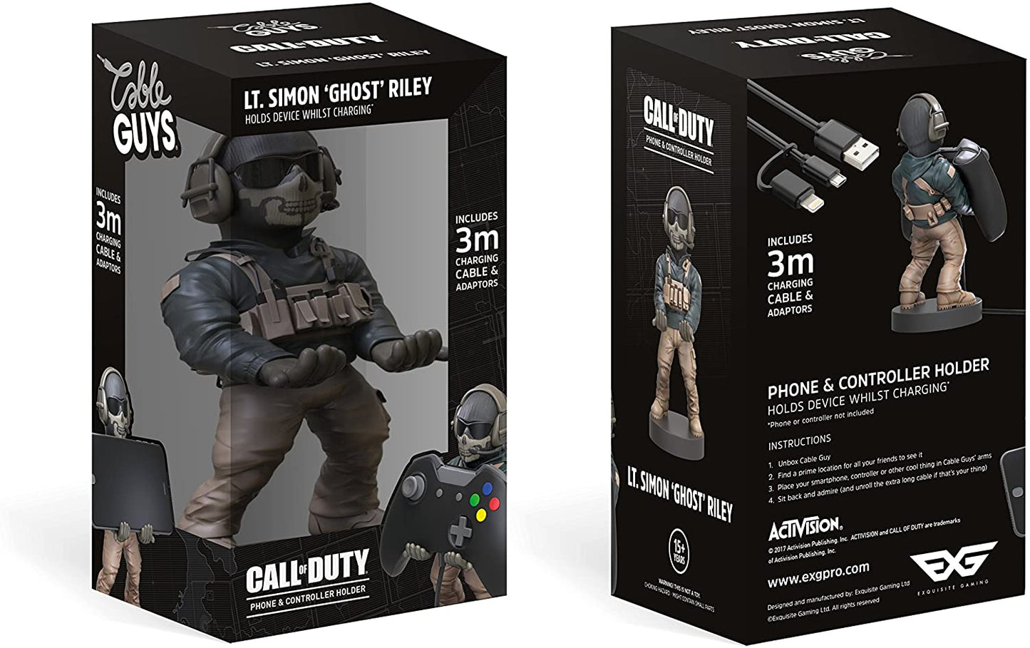 Cable Guys - LT. Simon "Ghost" Riley controller and Phone Holder