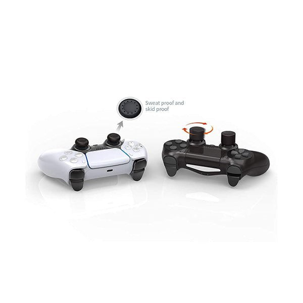 Dobe PS5 PS4 Controller Thumb grips Analog extender Sweat Free 100% Silicone Precision Raised Antislip Rubber Analog Stick Grips