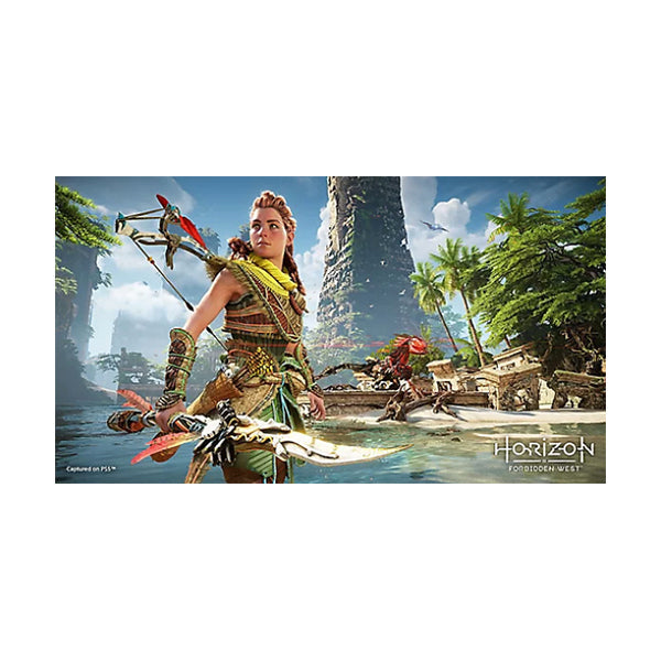 PlayStation®5 Console – Horizon Forbidden West™ Downloadable Bundle + Free Blu-Ray DVD Movie, Fattal Official Warranty