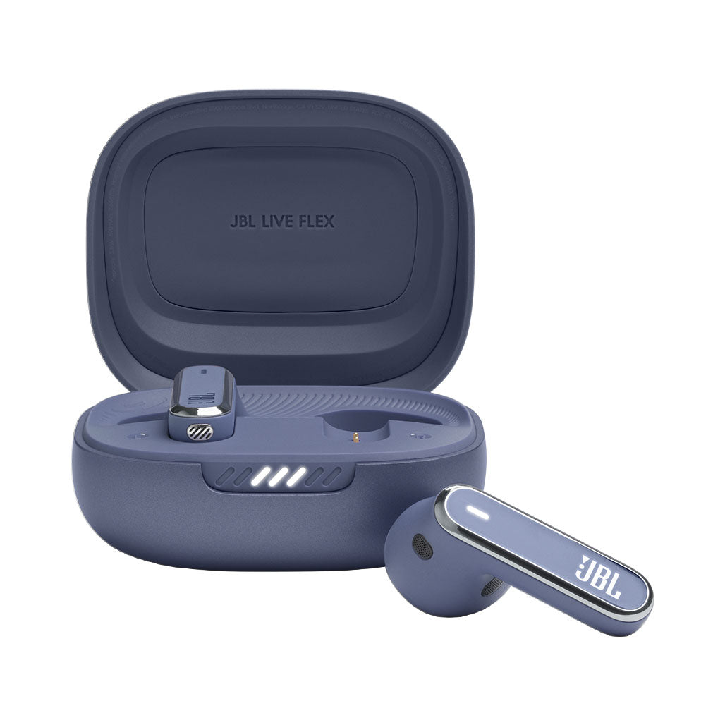 JBL Live Flex - True Wireless Noise Cancelling Earbuds - IP54 Rated with 12mm Drivers and Personi-Fi 2.0