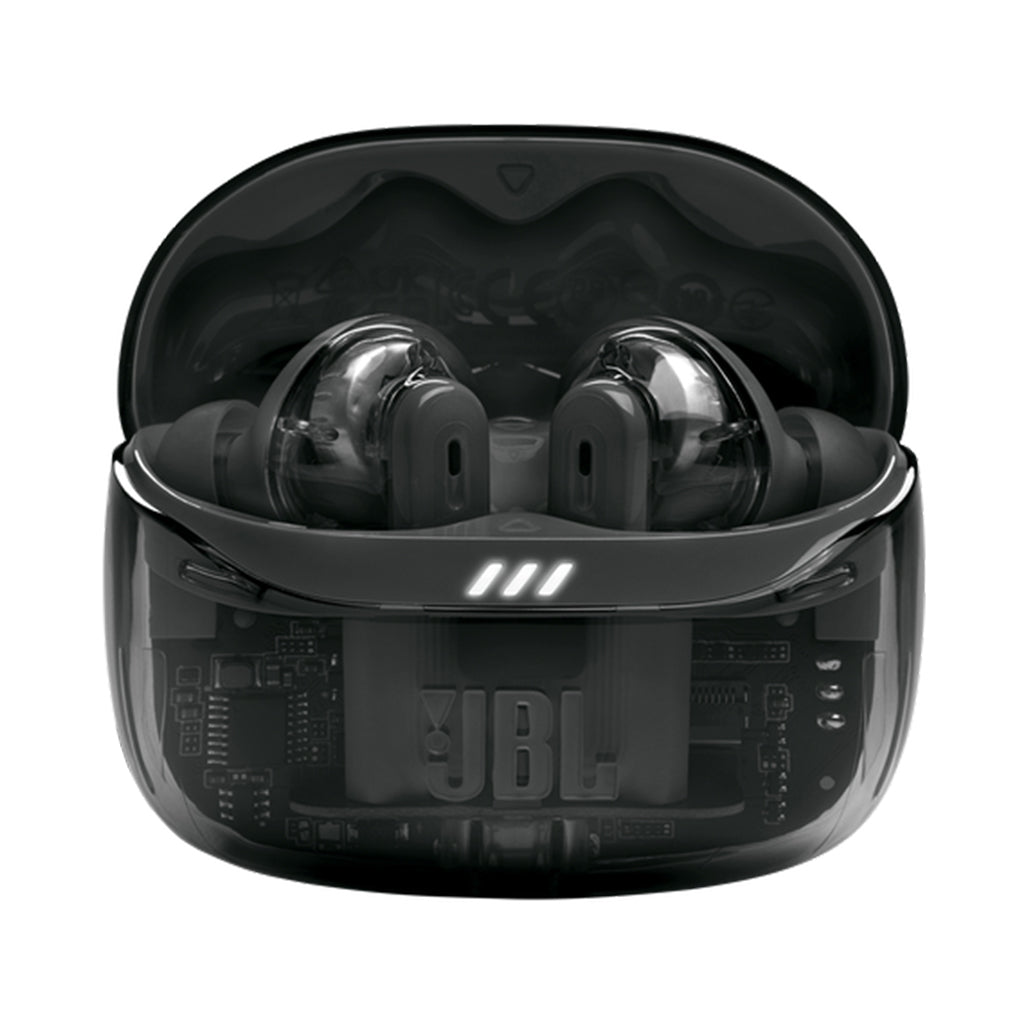 JBL Tune Beam 2 Ghost Edition - True Wireless Earbuds with Adaptive Noise Cancelling and JBL Pure Bass Sound