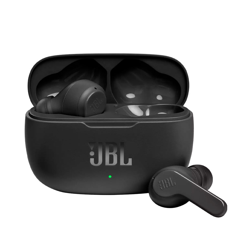 JBL Wave 200 - TWS True Wireless In-Ear Earbuds with Mic, Black - Deep Bass, 20 Hours Playback