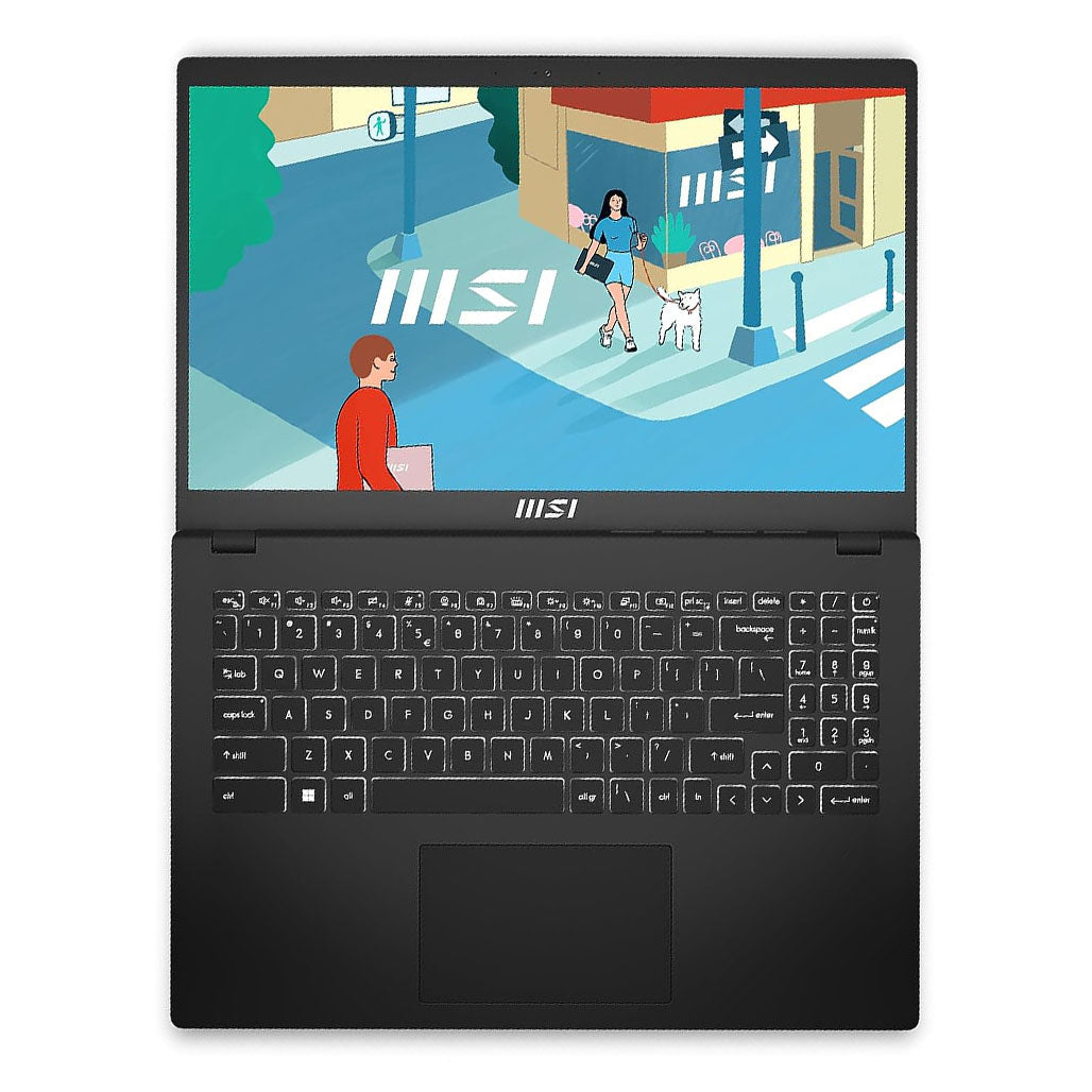 MSI Modern 15 H B13M - 15.6" - Core i3-1315U - 16GB Ram - 512GB SSD - Intel Iris Xe - Includes MSI Topload Bag