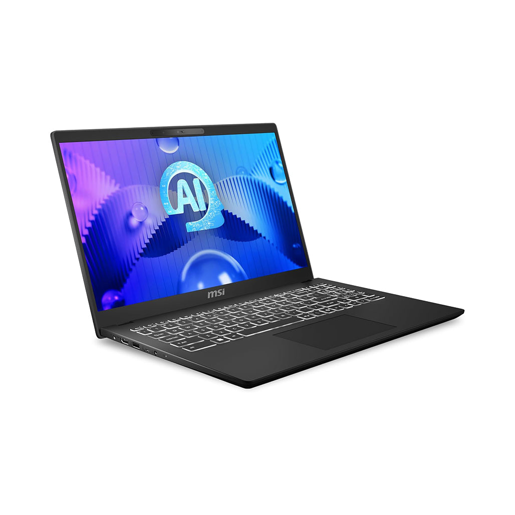 MSI Modern 15 H AI C1MG - 15.6" - Core Ultra 7 155H - 16GB Ram - 1TB SSD - Intel Arc Graphics - Includes MSI Topload Bag