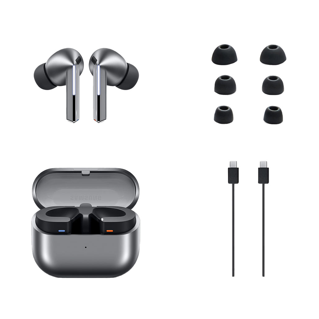 Samsung Galaxy Buds3 Pro True Wireless Earbuds | Advanced ANC, Hi-Fi Sound, Real-Time Translation, Silver