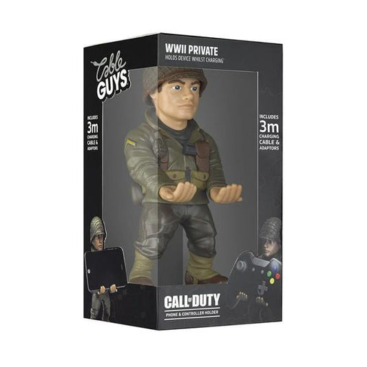 Cable Guys - Call of Duty WWII Private controller and Phone Holder with Cable 3M