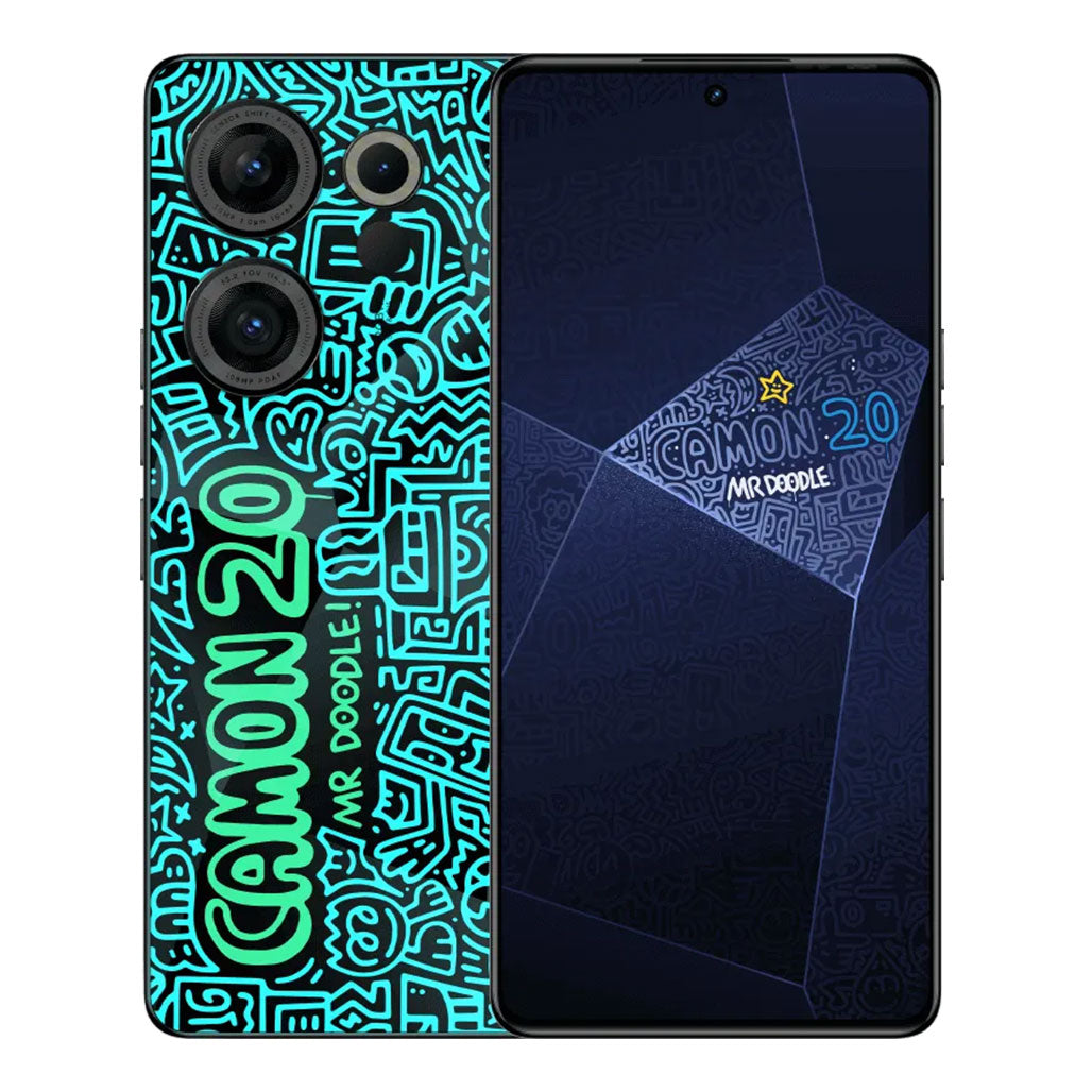 Tecno Camon 20 Pro 8GB Ram 256GB Storage MR. DOODLE EDITION