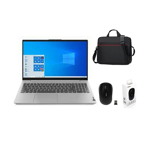 Lenovo IP5-82FG00QYED Laptop Core I7-1165G7 8GB RAM, 512GB NVMe, INTEL Iris Xe 15.6" FHD EN/AR Keyboard, 1 Year Official Warranty + FREE Carrying Case + Wireless Mouse