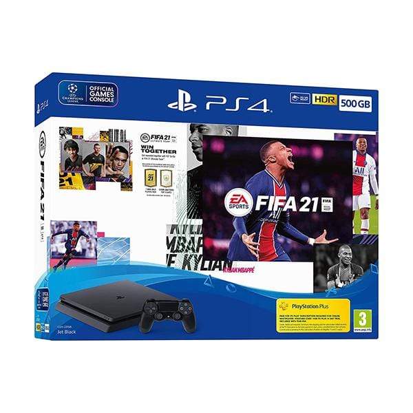 Sony PlayStation 4 Slim 500GB, + FIFA 21 Bundle