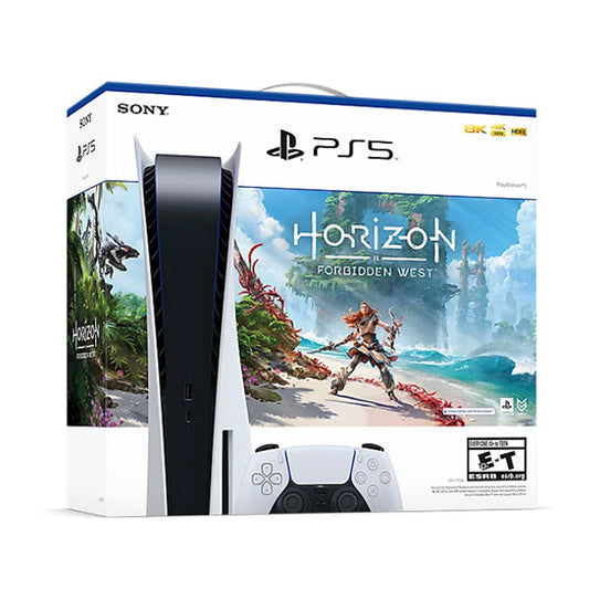 PlayStation®5 Console – Horizon Forbidden West™ Downloadable Bundle + Free Blu-Ray DVD Movie, Fattal Official Warranty