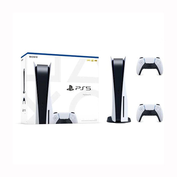 Sony PlayStation 5 + 2 Controllers + FIFA 23 + BLU-RAY DVD with Official Magnet/Fattal Warranty