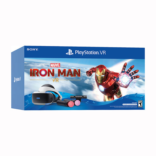 Sony Playstation - VR Marvel's Iron Man VR Bundle for PS5 and PS4, Works with Alexa, Works with Hey Google