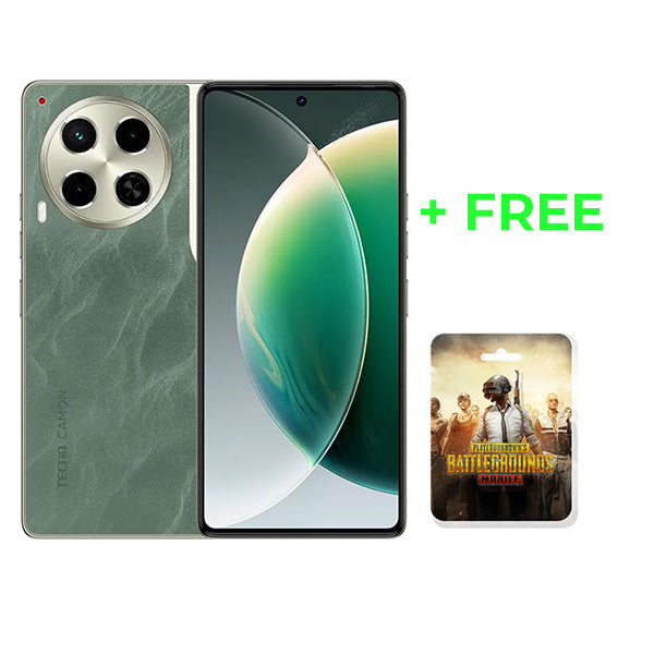 TECNO Camon 30 5G, 24GB/512GB (12GB Extended RAM) Cover and Protection Included + Free Tecno Buds 3 + Free PUBG Mobile 60 UC Voucher + 100 Days Screen Replacement Warranty
